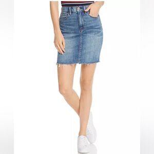 HUDSON- Lulu Cutoff Denim Mini Skirt in Vroom Size 29